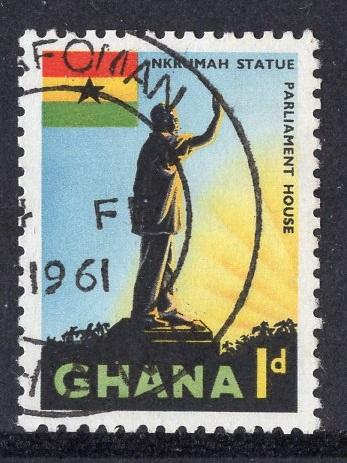 Ghana   #49  1959   used  1d. statue