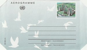 United Nations Airletter Sheet  Sc# UC5 Vienna  1992