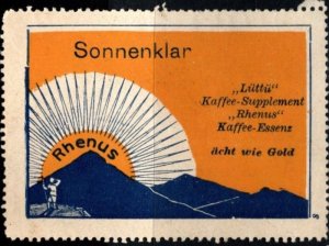 Vintage Germany Poster Stamp Lüttü Coffee Supplement It's ...