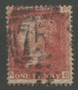 Great Britain #33 Used, Plate 216