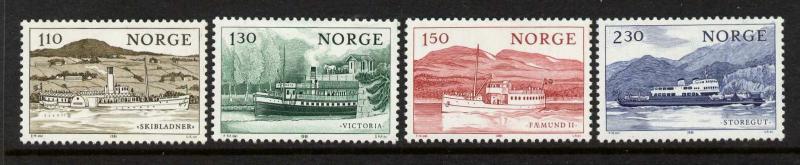 Norway 786-9 MNH Ships, Horse, Railway waggons