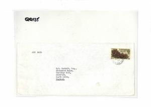FALKLAND ISLANDS Commercial Air Mail Cover PLANTS Diddle-Dee GB Devon 1973 QQ135