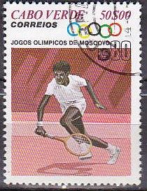 Cape Verde 408 1980 Tennis Used