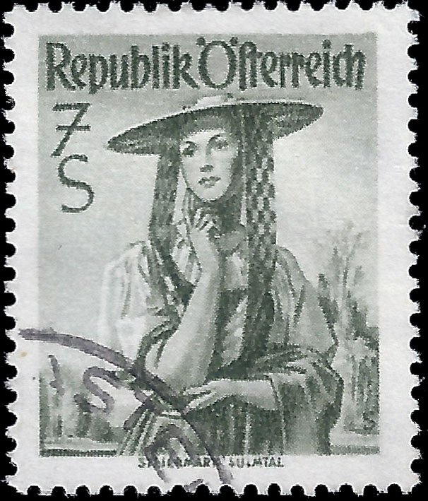 Austria 1952 Sc 555 u vf