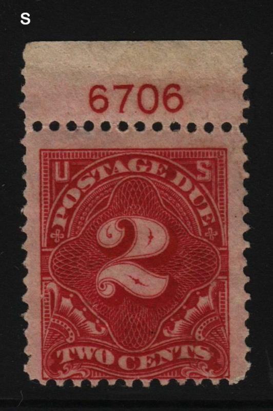 1910 Sc J46 MNG plate number single  Hebert CV $75 as MH