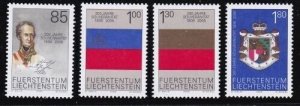 Album Treasures Liechtenstein Scott # 1352-55 Full Sovereignty Mint Nh-