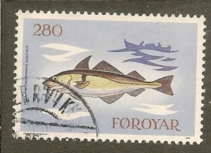 Faroe Islands  Scott 98     Fish