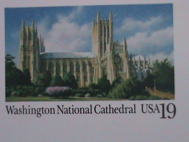 ​UNITED STATES-1993-WASHINGTON NATIONAL CATHEDRAL-MNH- POST CARD-VERY FINE