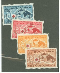 Vietnam/North (Democratic Republic) #219-22 Mint (NH)