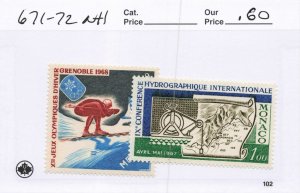 MONACO  671-72    MNH