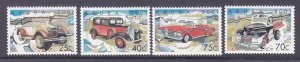 Aruba 207-10 MNH 2001 Classic Motor Vehicles Full set of 4