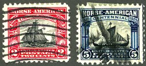 U.S. #620-621 USED