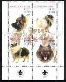 MANILAID - 2000 - Dogs #1 - Perf 4v Sheet - Mint Never Hinged-Private Issue