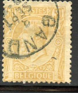 Belgium # 58, Used.