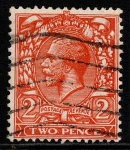 GB SGN36(2) 1924 2d DEEP ORANGE USED