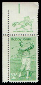 PCBstamps   US #1933 18c Bobby Jones, 1981, MNH, (5)