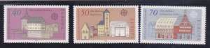 Germany 1270-72 MNH 1978 EUROPA Bamberg, Regensburg & Esslingen on Neckar Set