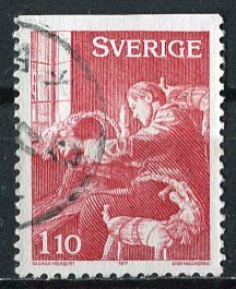 Sweden; 1977: Sc. # 1229: O/Used Single Stamp