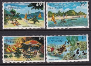 St Vincent Grenadines 104-107 MNH VF