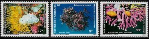 French Polynesia #557-9 MNH Set - Marine Life