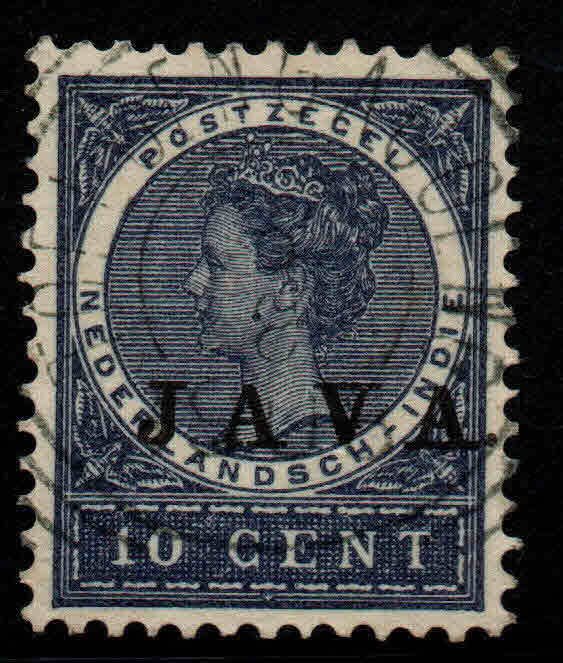 Netherlands Indies  Scott 88 used JAVA opt stamp