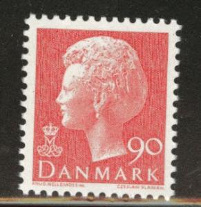 DENMARK  Scott 539 MNH** 1974 90o dull red