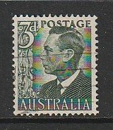 1951 Australia - Sc 233 - used VF - single - George VI