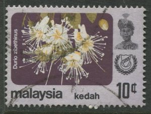 STAMP STATION PERTH Kedah #123a Sultan Abdul Halim Flowers Used 1979