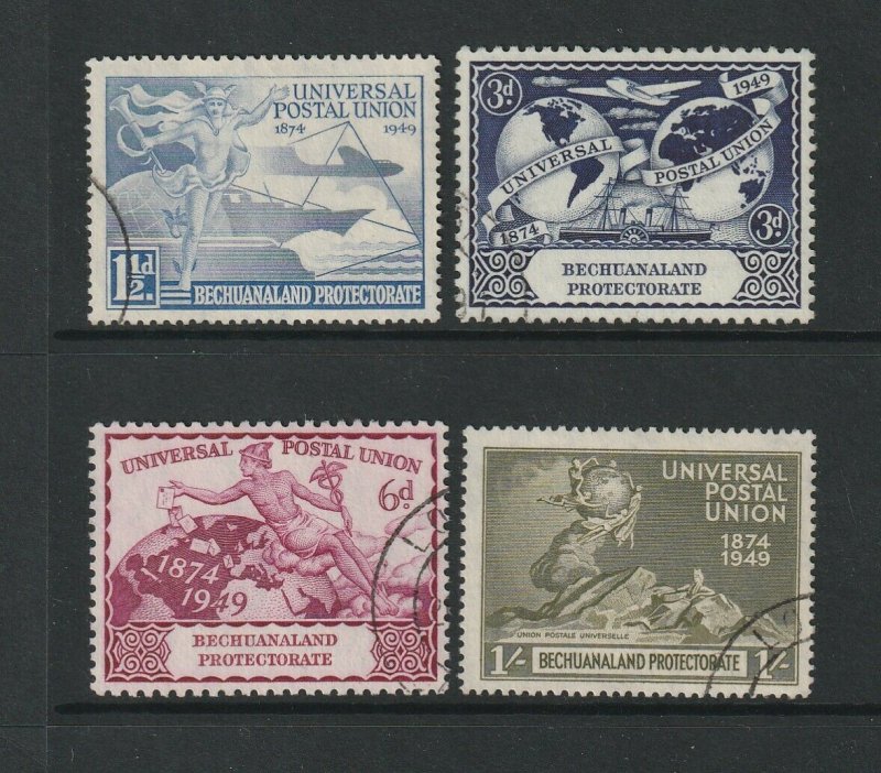 Bechuanaland, 1949 UPU VFU SG 138/141