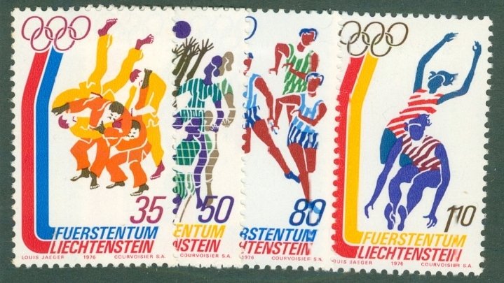 Liechtenstein 591-94 MH CV $2.35 BIN $1.00