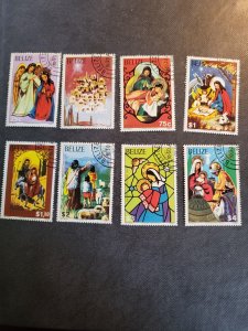 Stamps Belize 525-32 used