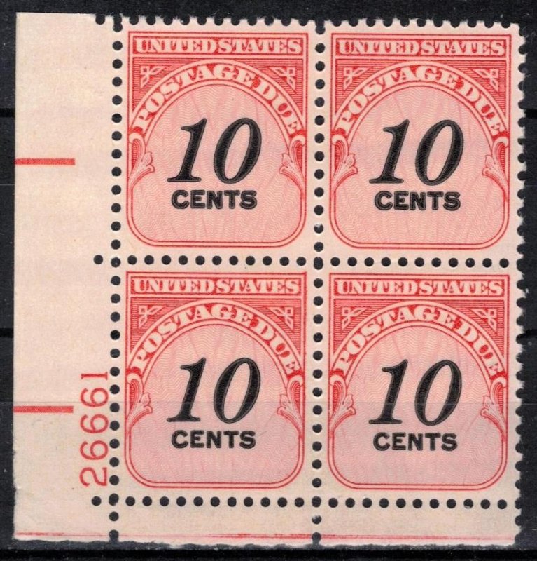 USA - Postage Due - Scott J97 MNH - Plate No 26661