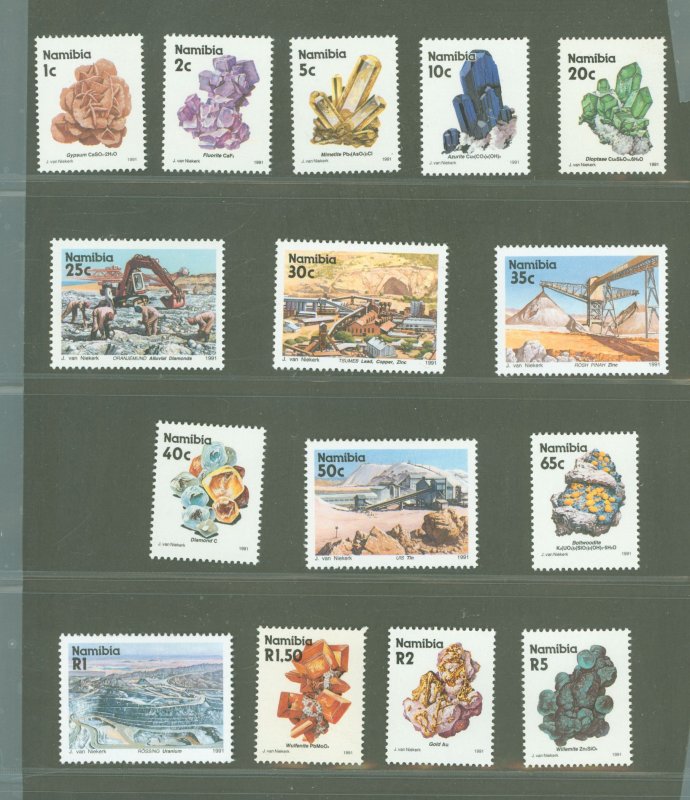 Namibia #674-689 Mint (NH) Single (Complete Set)