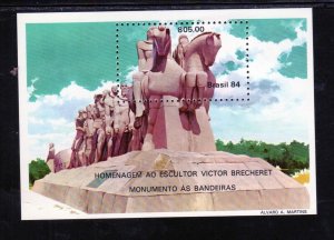 BRAZIL #1900 1984 SCULPTURES MINT VF NH O.G S/S aa