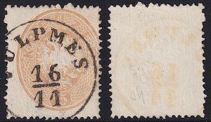 Austria - 1863 - Scott #21 - used - VULPMES pmk