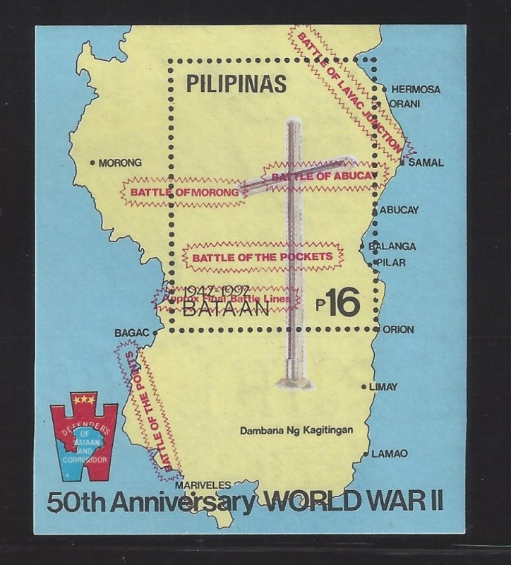 2158-2159 WWII/Bataan/Corregidor/Maps CV$13