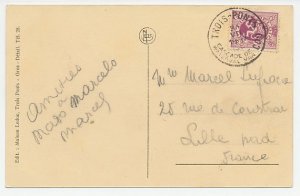 Postcard / Postmark Belgium 193(?) Waterfalls - Coo