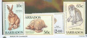 Barbados #747-51  Single (Complete Set)