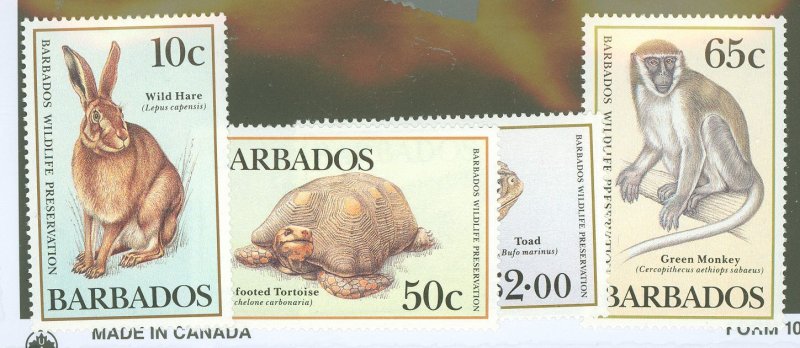 Barbados #747-51  Single (Complete Set)