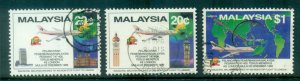 Malaysia 1989 Malaysian Airlines non-stop London flight FU