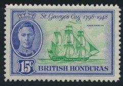 British Honduras SG 171 SC # 136 MLH Battle of St George's Cay please see scan