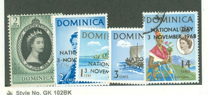 Dominica #141/228-231  Multiple