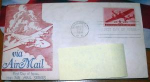 Airmail fdc C25