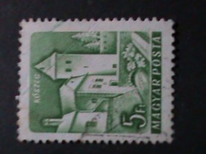 ​HUNGARY- FAMOUS BUILDING OF HUNGARY USED STAMPS VF WE SHIP TO WORLD WIDE