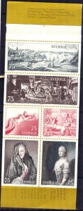 Sweden 1972 Swedish Art Paintings Mi.770/5 Booklet MNH 2 scans