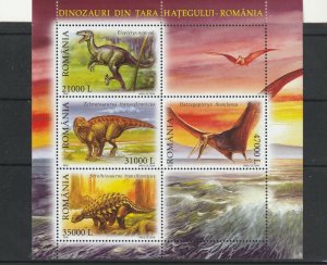 Romania,STAMPS,2005,Dinosaur,Animals,MNH,POST,Fauna,dyno