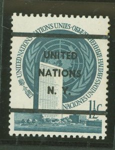 United Nations--New York #2 Used Single (Precancel)