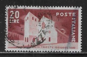 Italy 521 Trieste Election single Used