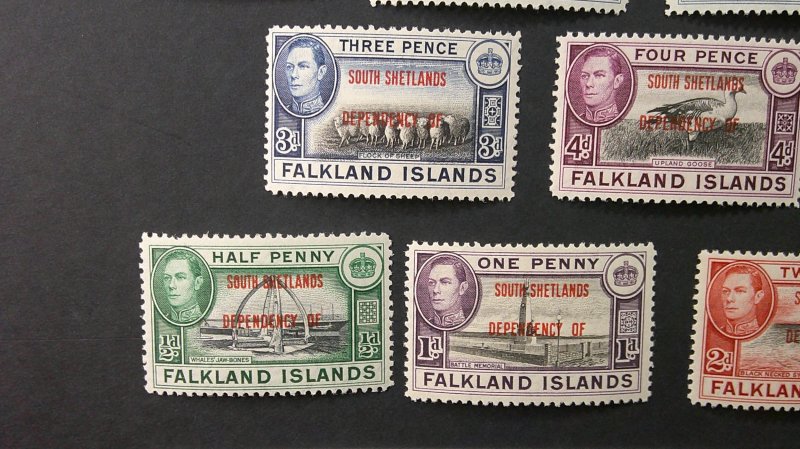 Falkland Island Deps. 1944 Scott# 5L1-5L8 complete MNH VF-XF set of 8