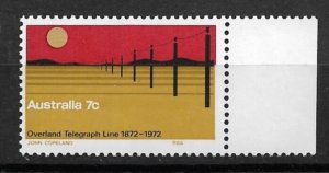 1972 Australia 526 Centenary of Overland Telegraph Line MNH